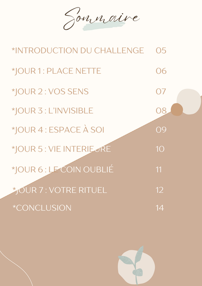 CHALLENGE 7 JOURS &amp; WORKBOOK image