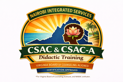 Certified Substance Abuse Counselor and Counselor Assistant (CSAC & CSAC-A) Certifications Class