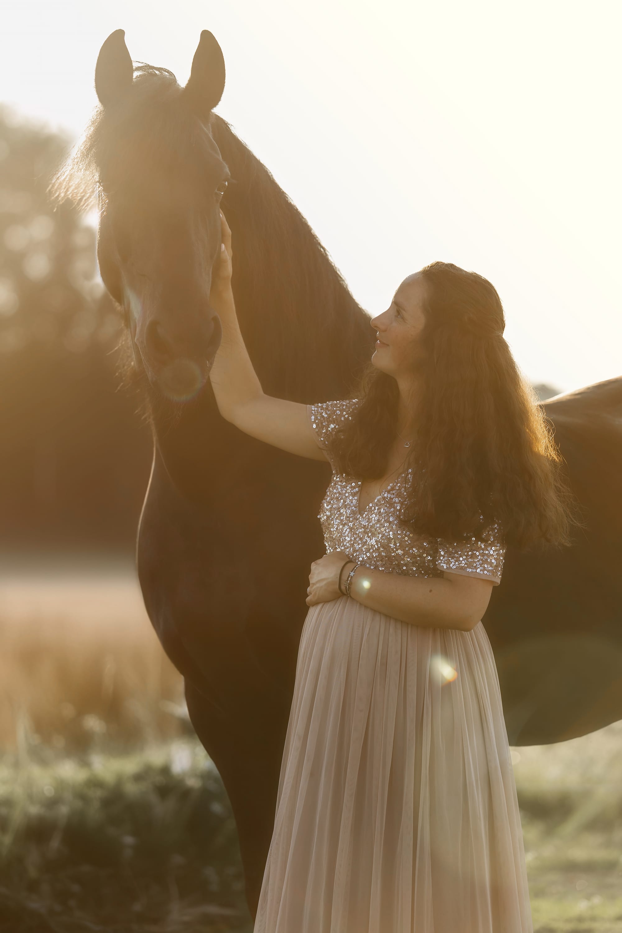 Schwangerschafts-Pferde-Shooting