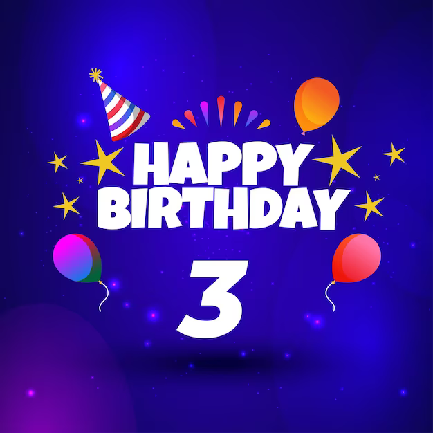 Happy 3rd Birthday to us