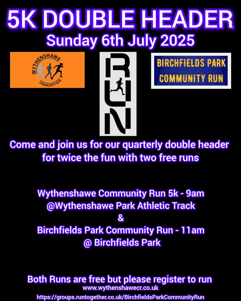 Wythenshawe Community 2K or 5K Run Double Header