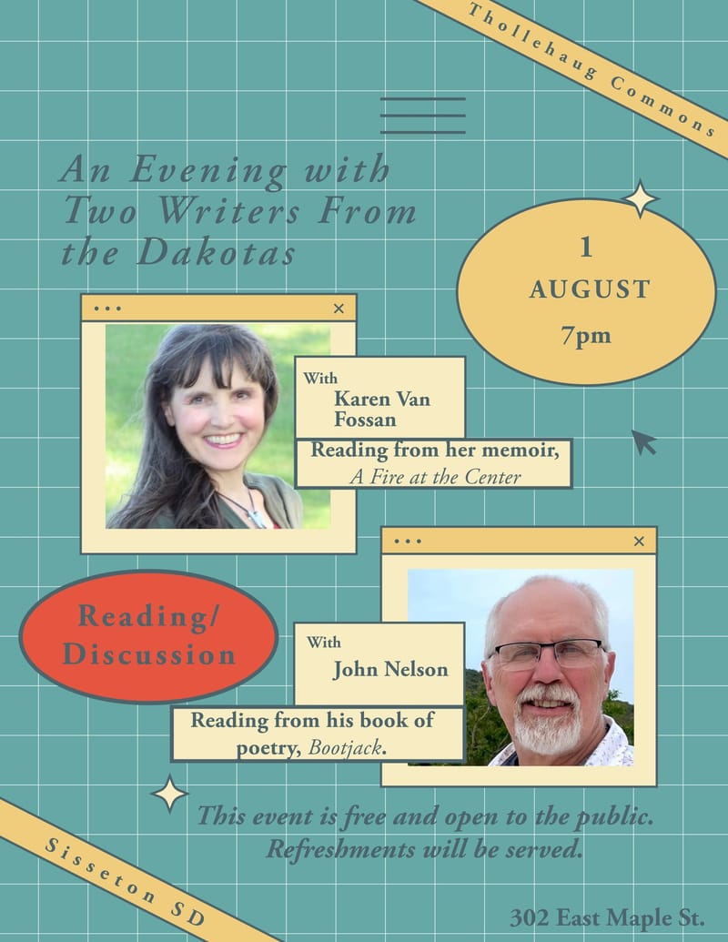 An Evening with Two Writers from the Dakotas
