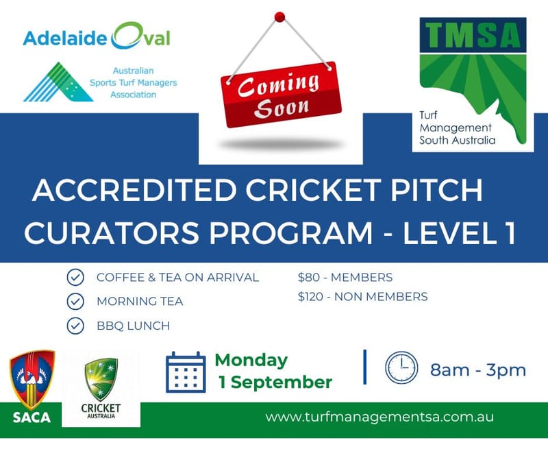 ASTMA Accredited Cricket Pitch Curators Course - Level 1