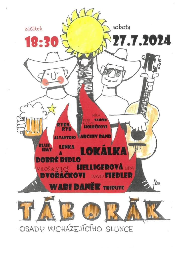 wabi daněk tribute na výročním táboráku osady vycházejícího slunce + mILOŠ Dvořáček, lokálka...