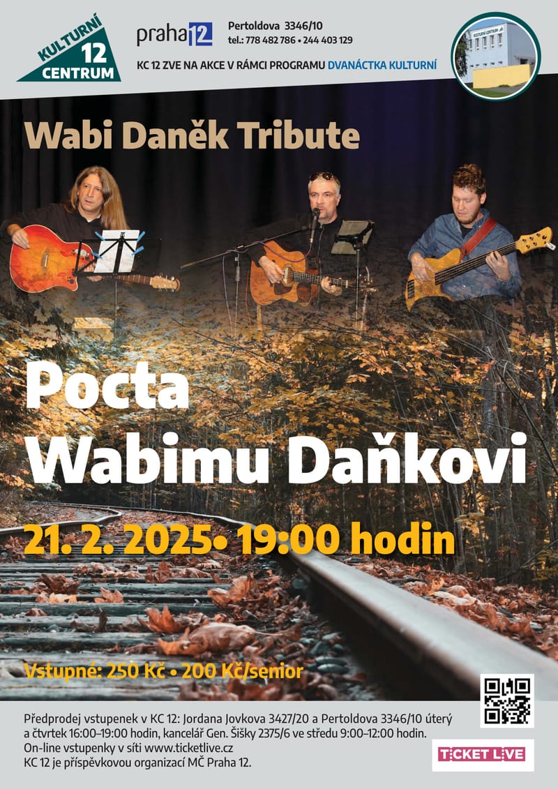 wabi, zůstáváš - recitál v Praze v Kulturním centrum "12"