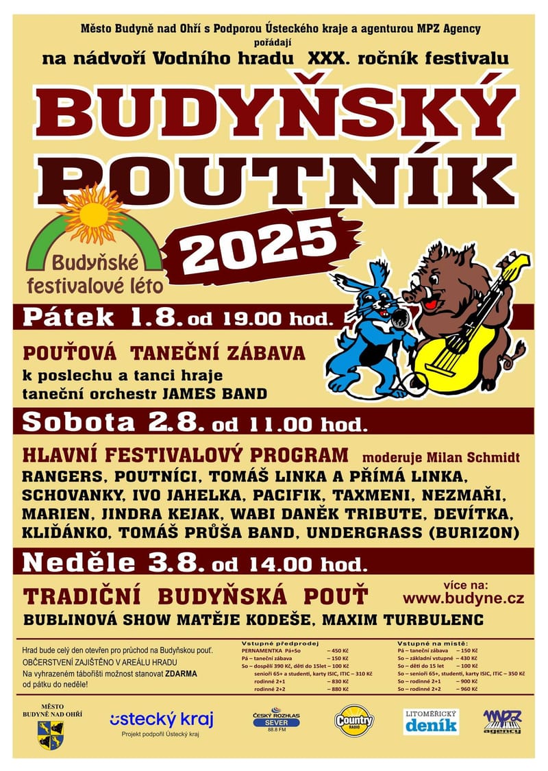 wabi, zůstáváš - festival Budyňský poutník - 30 let