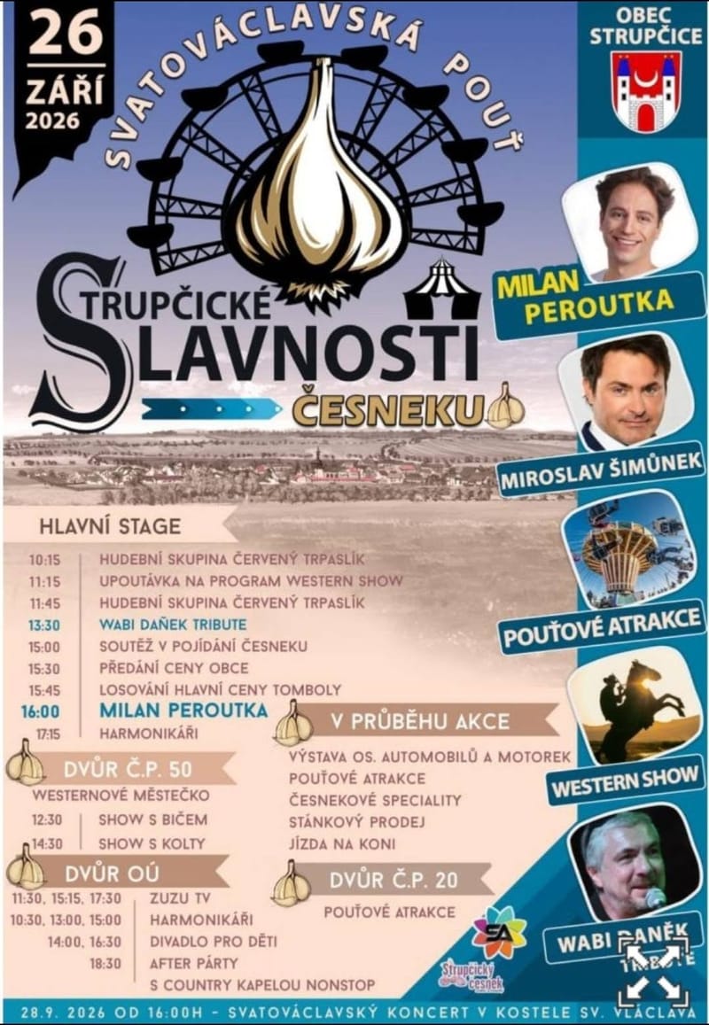 oslavy česneku strupčice - wabi 13.30