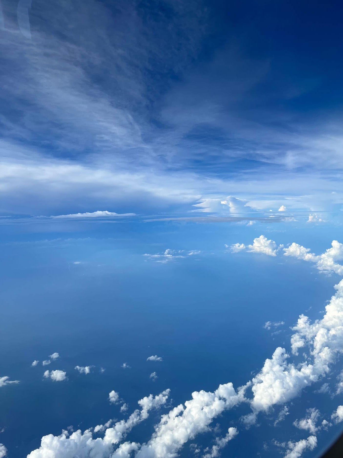 Captured the Beautiful Sky Picture on the way to Japan 🇯🇵 in Aug 2024.