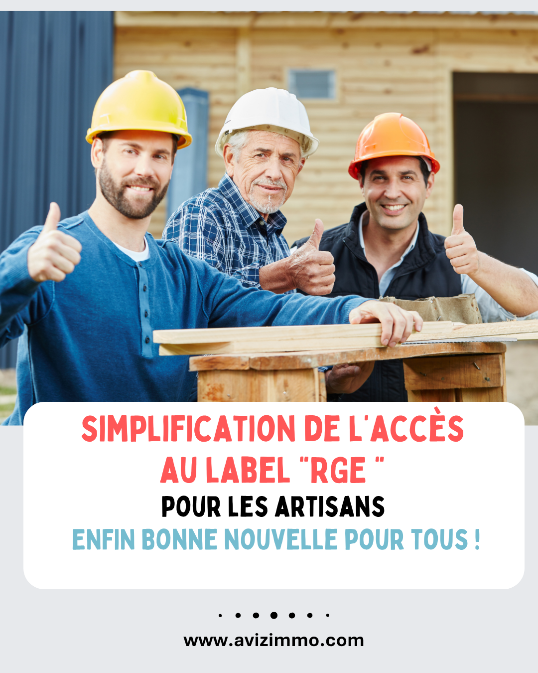 Simplifying access to the RGE label for tradespeople