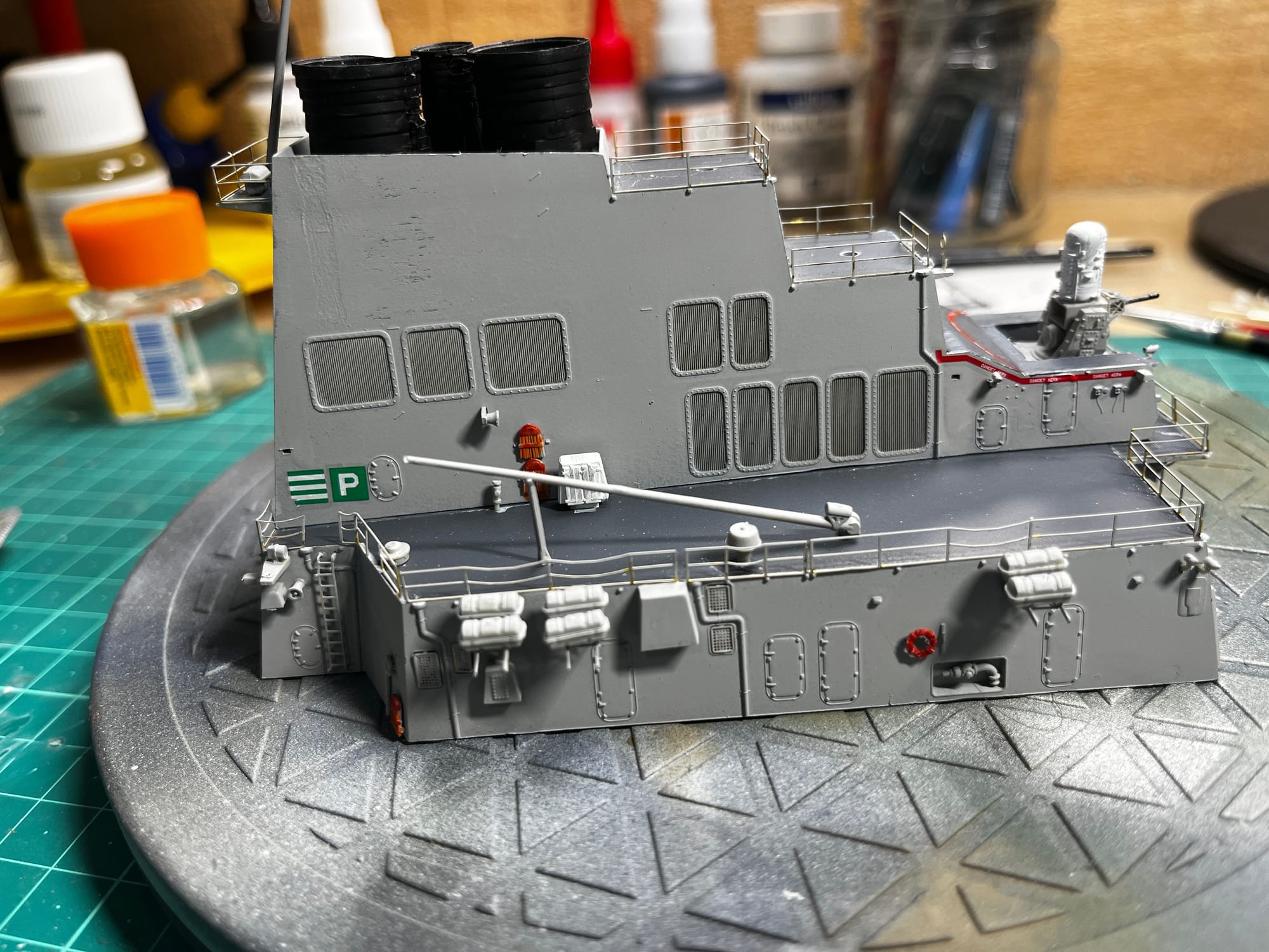 Aft Superstructure - Port Side