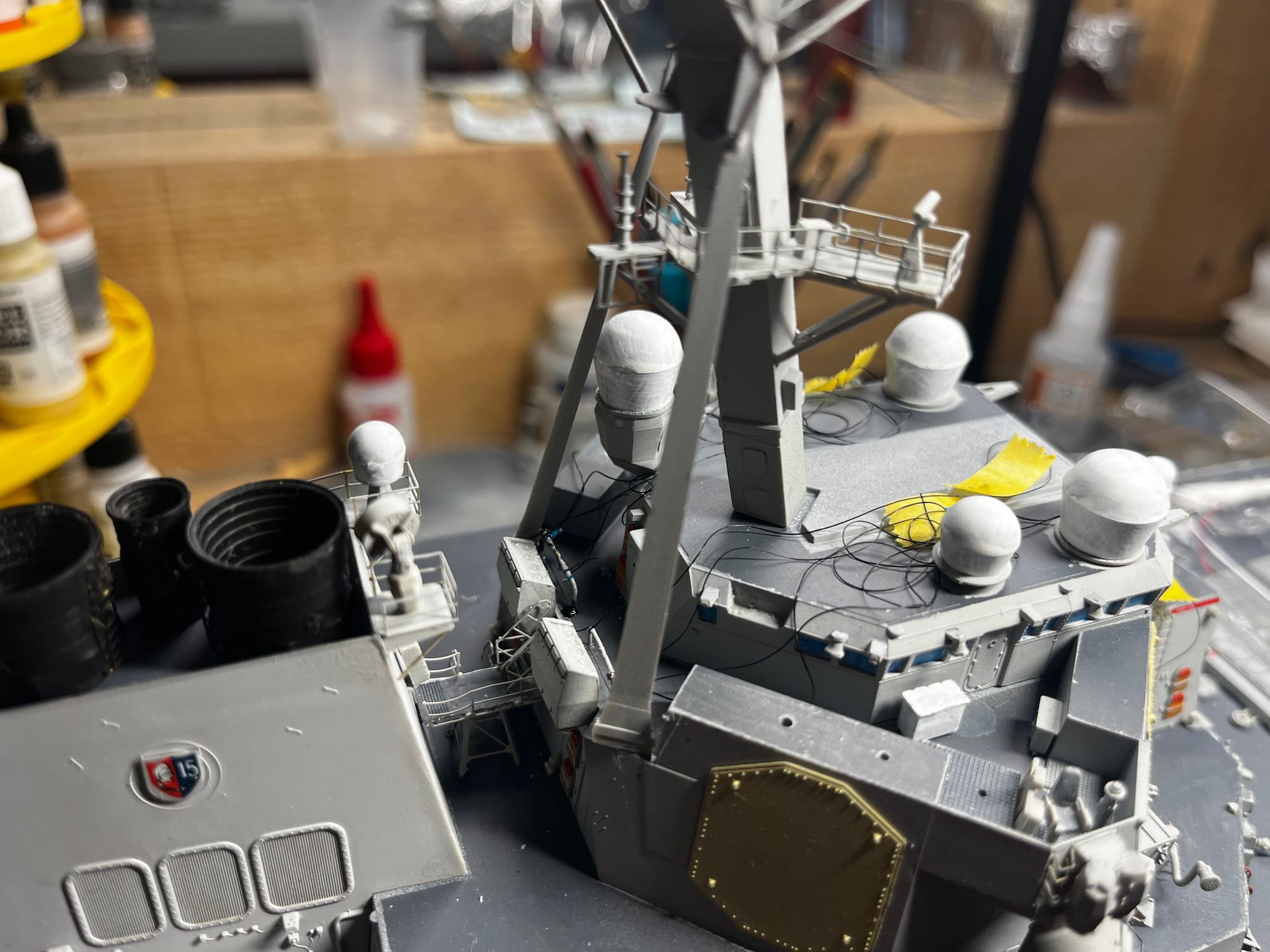 Main Mast Attached