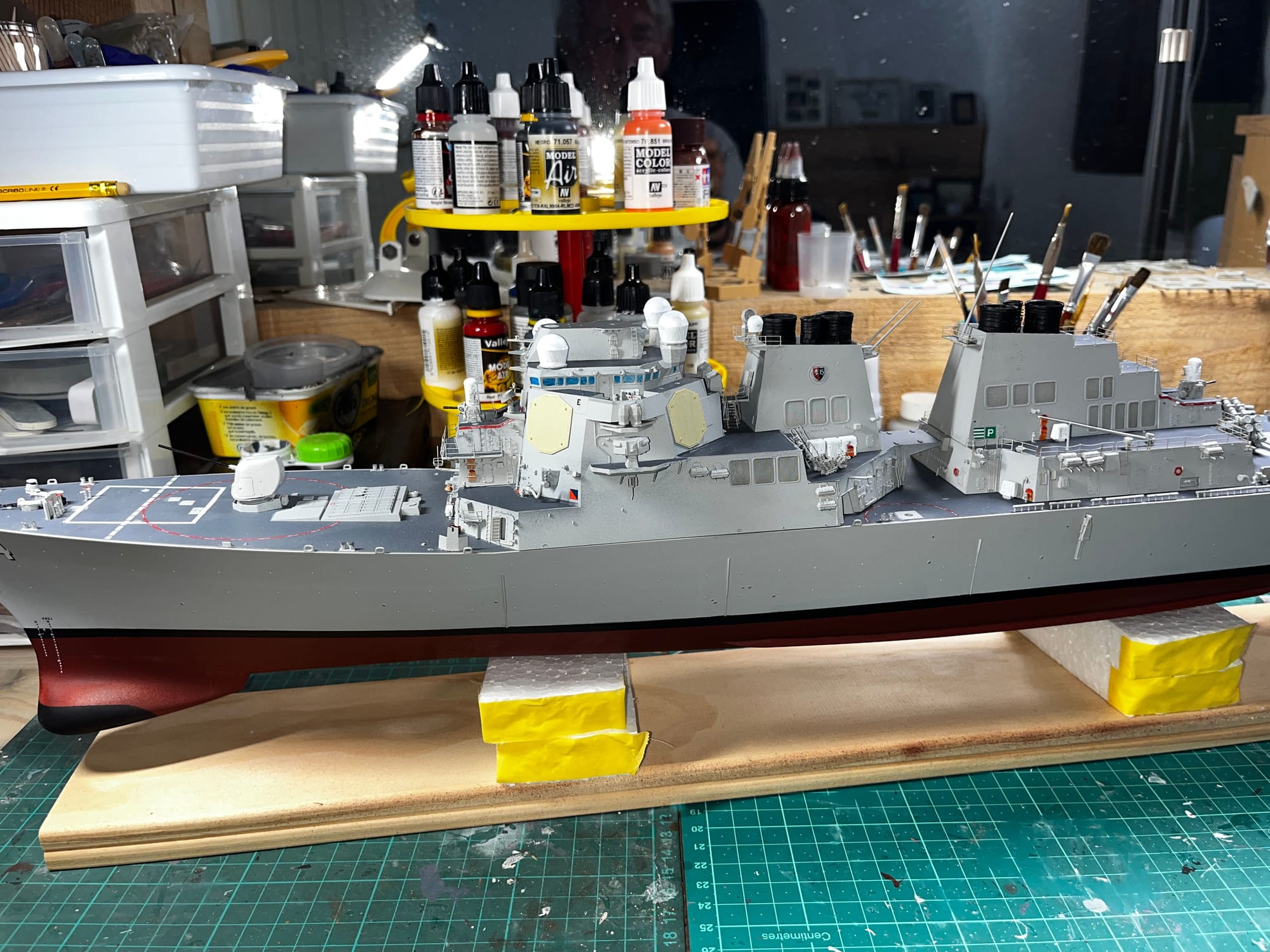 Superstructure Added To The Deck