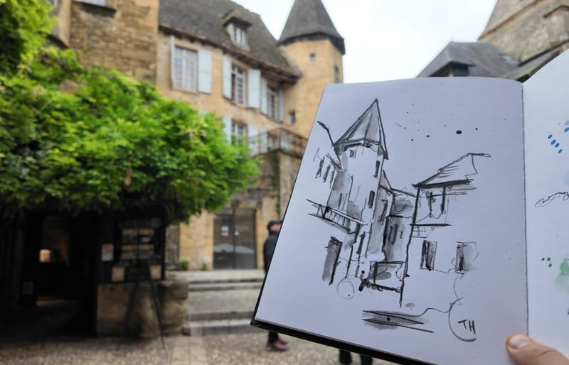Week Retreat: Sketching in the Dordogne, France
