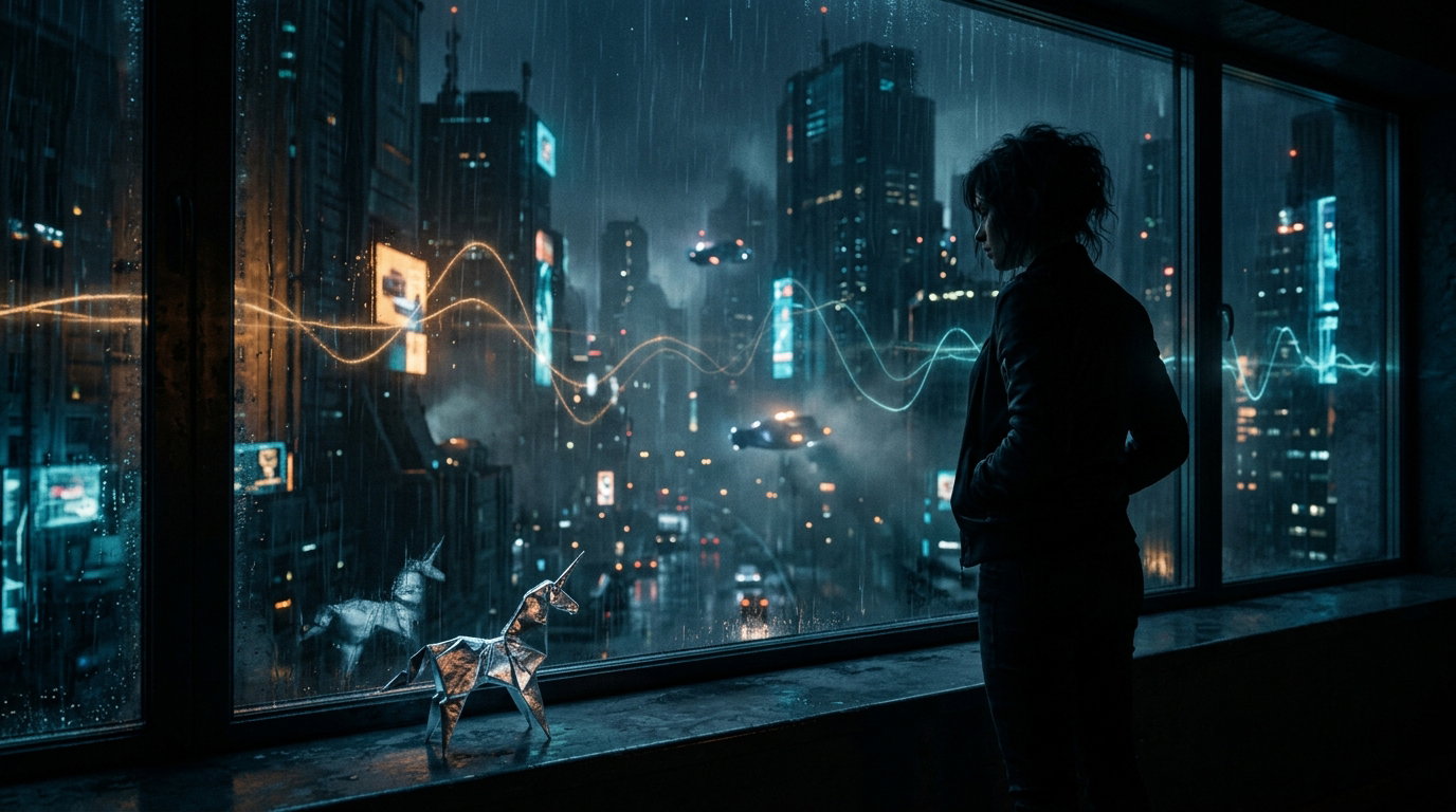 Lacrime nella Pioggia Elettronica: Cartesio, l'Identità Umana e il Sintetizzatore di Vangelis in "Blade Runner"