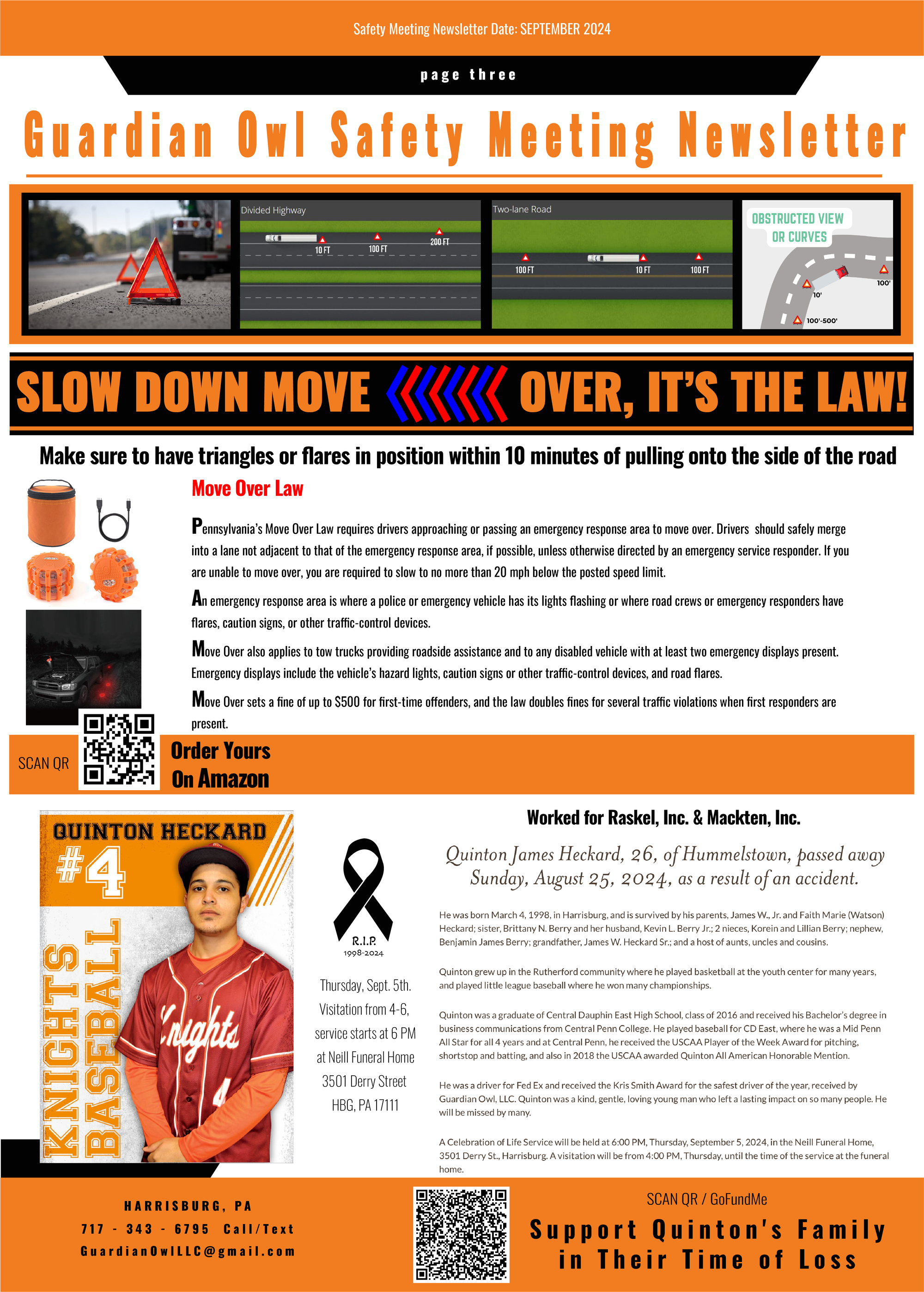 SEPTEMBER 2024 GUARDIAN OWL NEWSLETTER