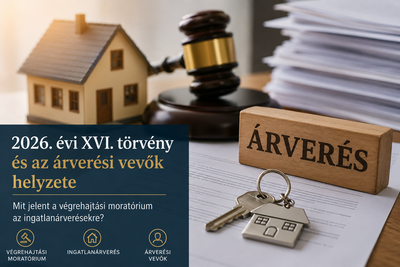 A 2026. évi XVI. törvény és az ingatlanárverések kapcsolata