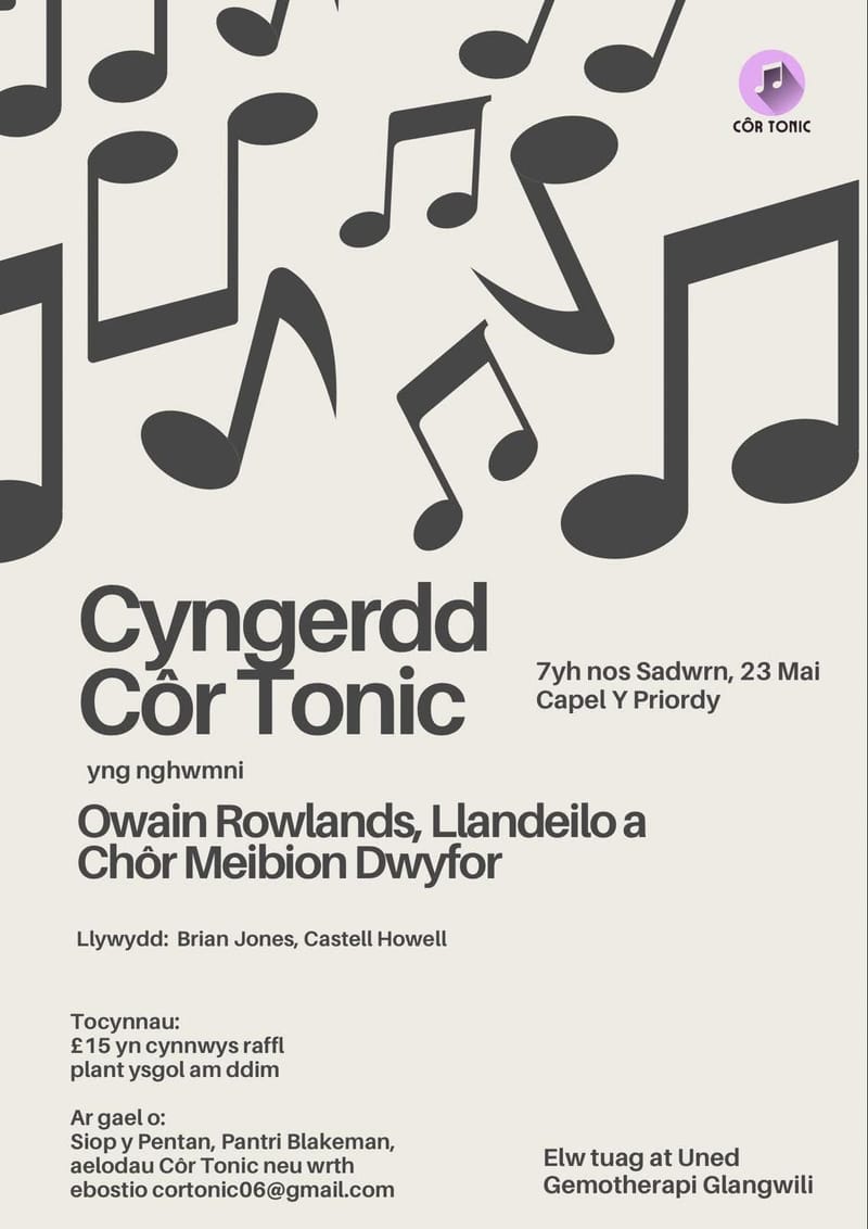 Cyngerdd Côr Tonic