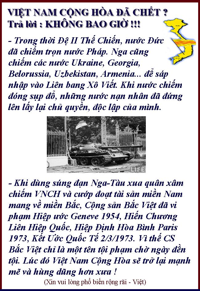 VNCH đã chết?