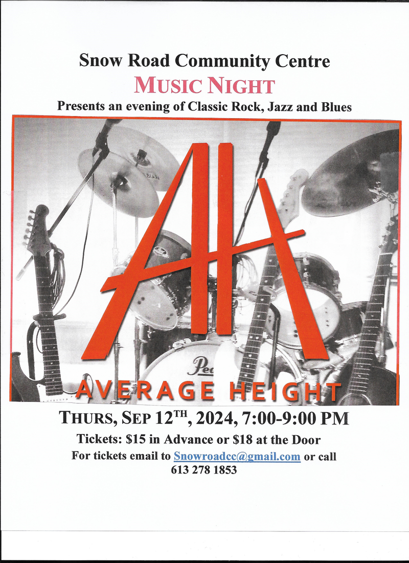 Music Night -with  AVERAGE HEIGHT