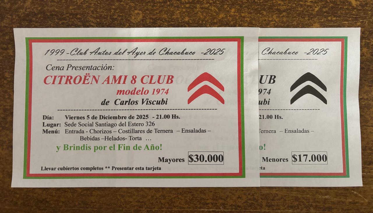 Próxima Presentación