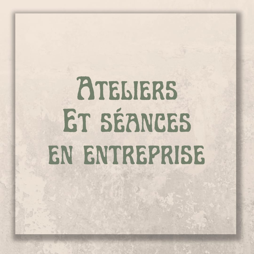 Ateliers et séances en entreprise