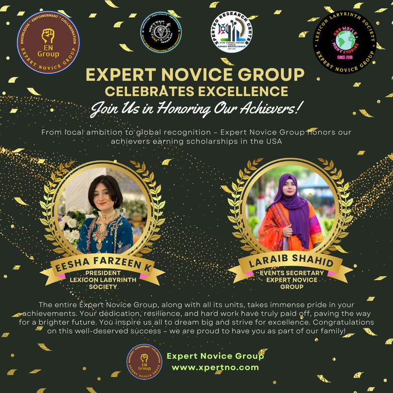Celebrating Excellence: The Global Achievements of DPT Scholars - Eesha Farzeen Khan and Laraib Shahid