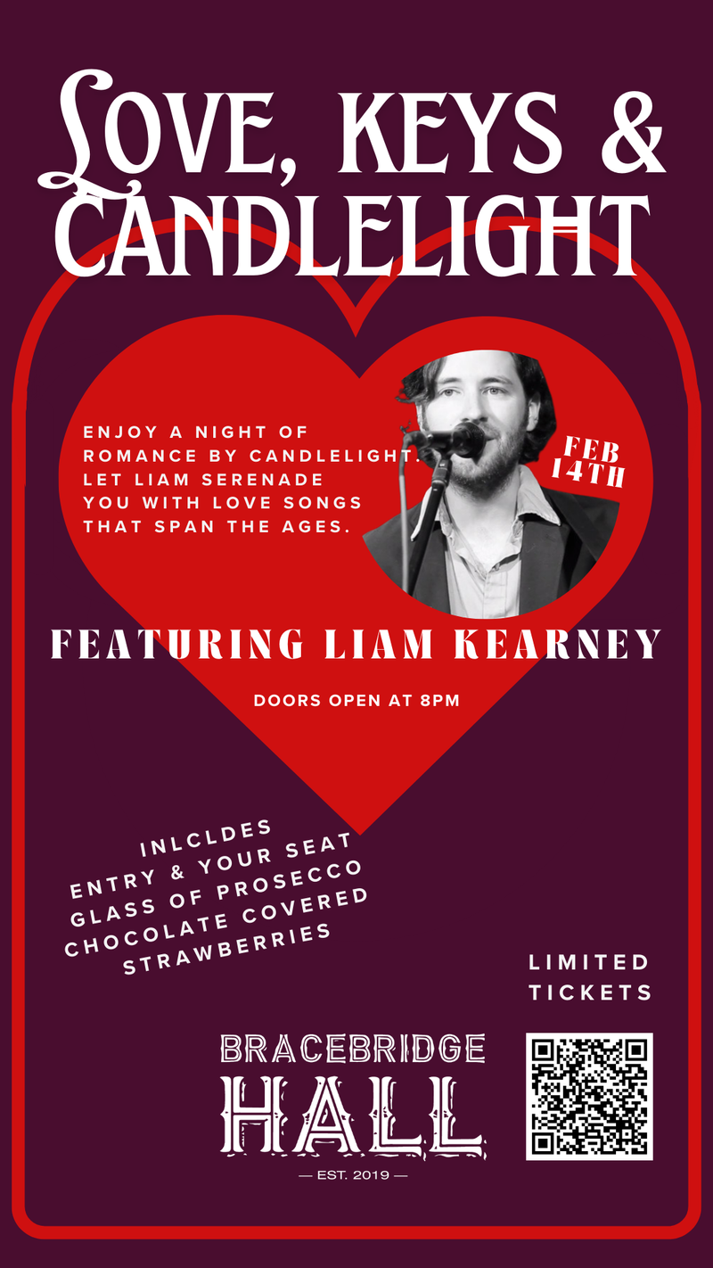 VALENTINES PIANO BY CANDLELIGHT w Liam Kearney