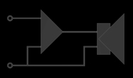 direct coupled bass drivers to the amplifiers