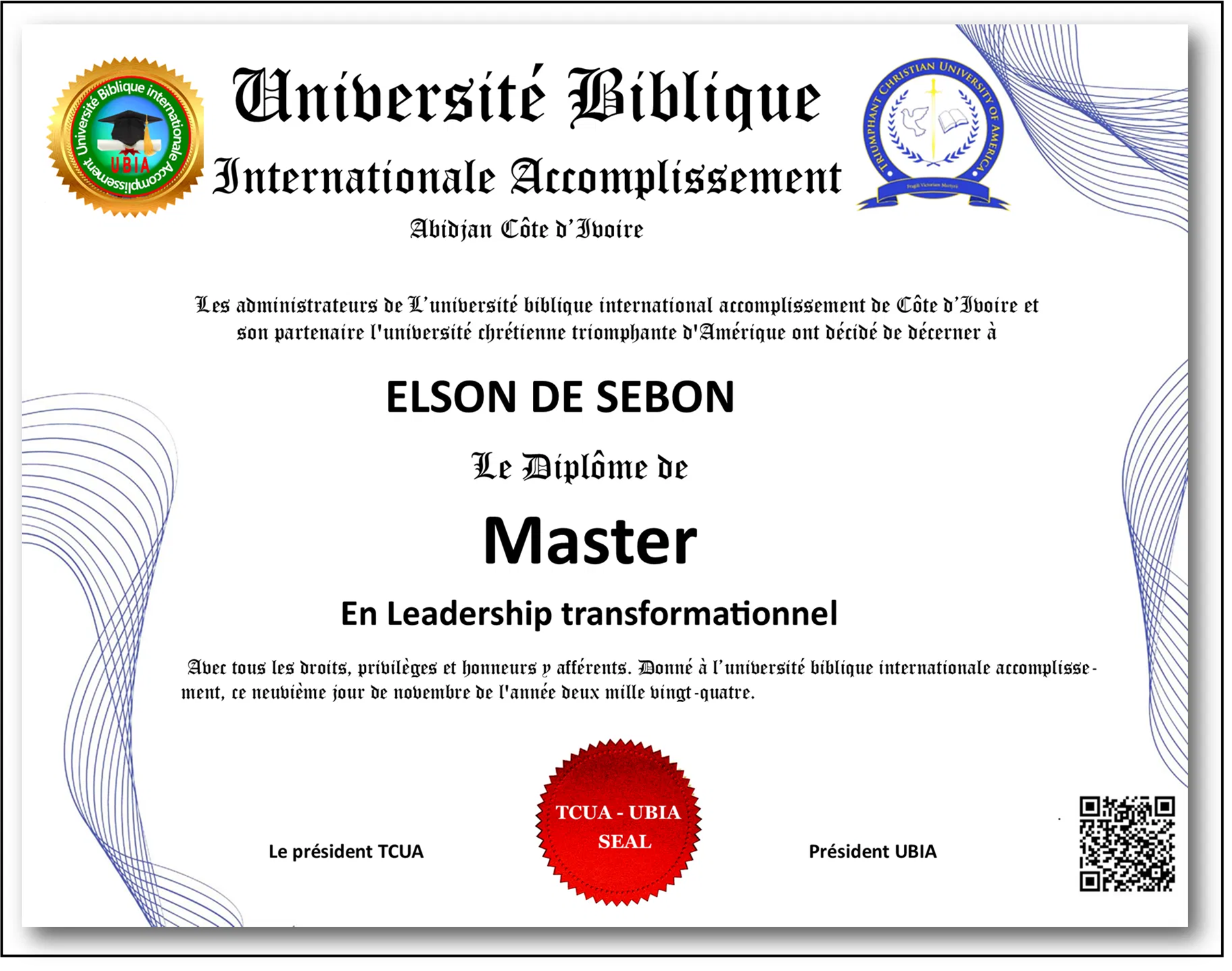 UBIA, là ou la foi rencontre l&#039;excellence !