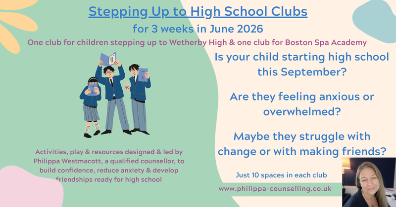 The Stepping Up To High School Club for pupils going to Wetherby High School