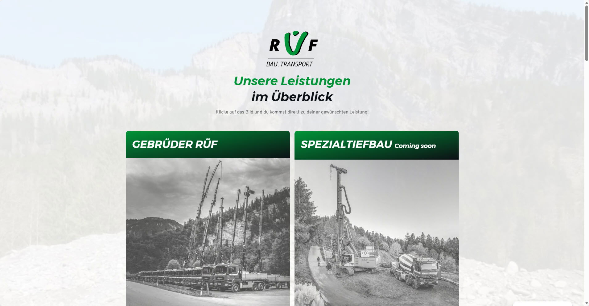Gebrüder Rüf Bau und Transport