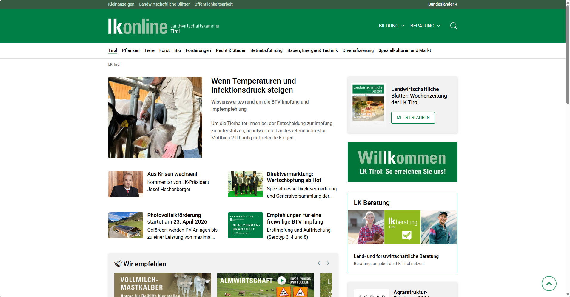 Landwirtschaftskammer Tirol