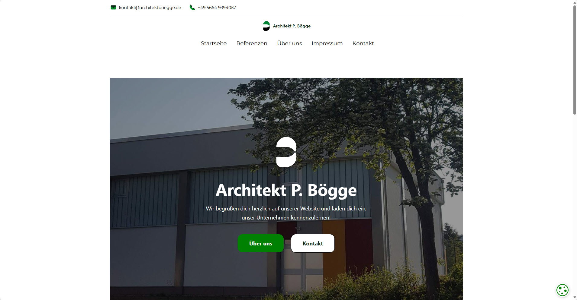 Architekt P. Bögge