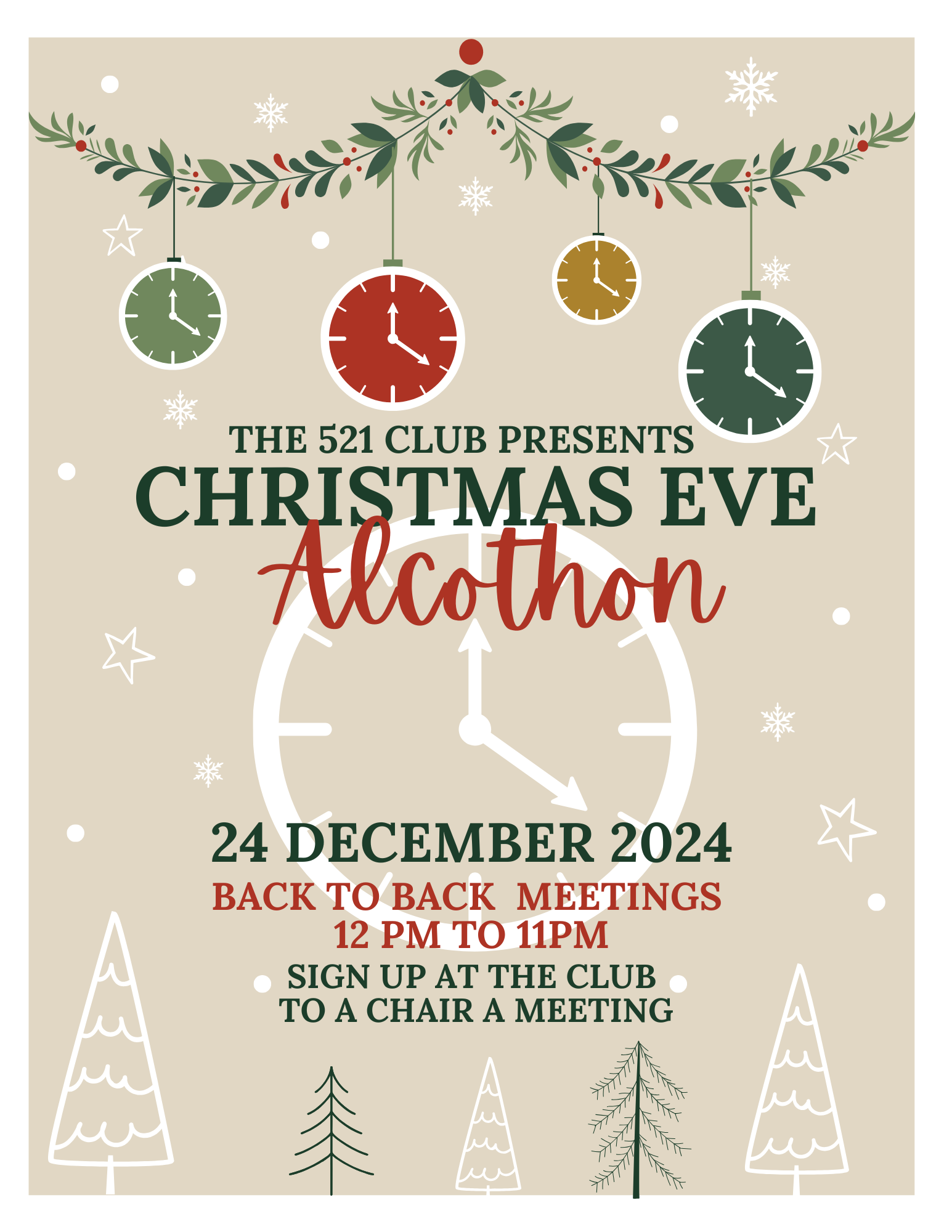 Christmas Eve Alcothon 12/24/24