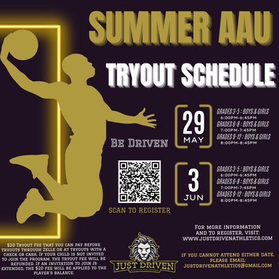 JUST DRIVEN AAU SUMMER BASKETBALL image