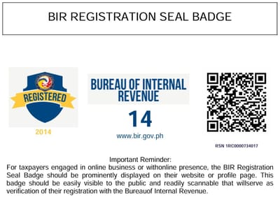 BIR QR BADGE