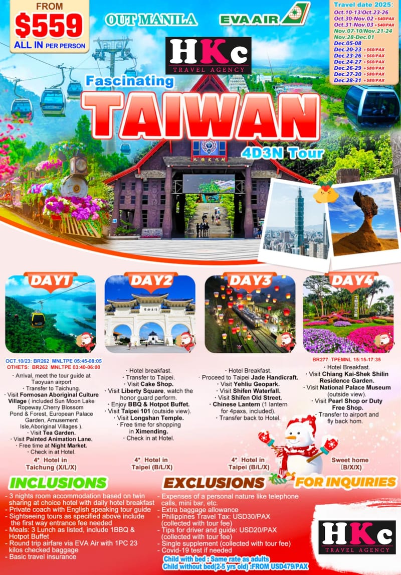 Unforgettable Taiwan