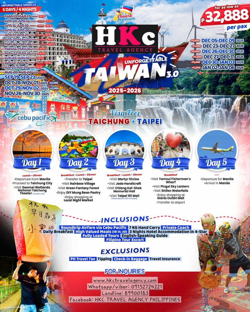 Unforgettable Taiwan