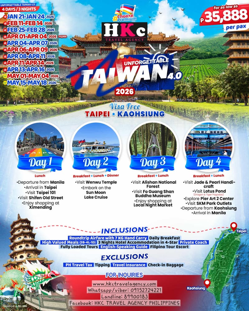 Unforgettable Taiwan