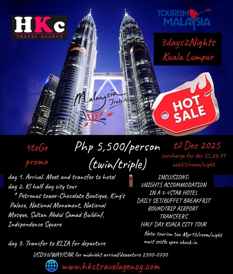 3d2Nights Kuala Lumpur