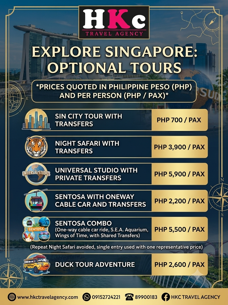 Optional Tours