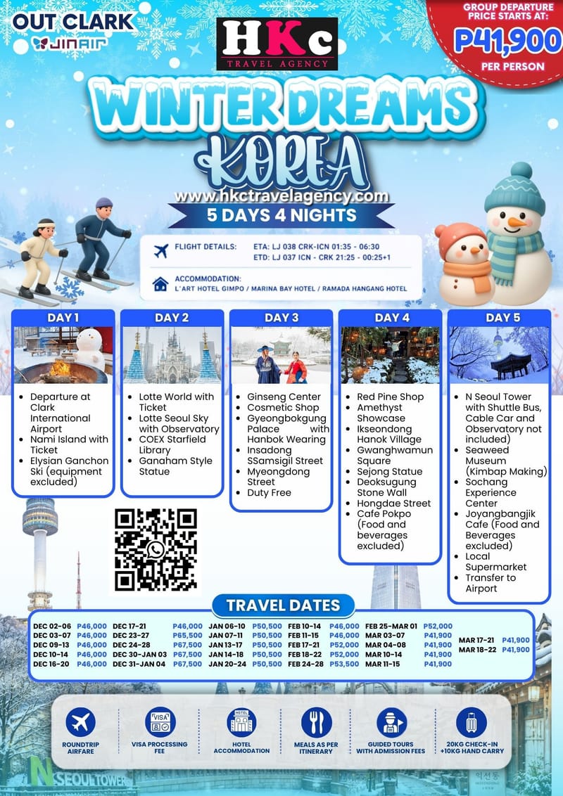 Winter Korea from Clark