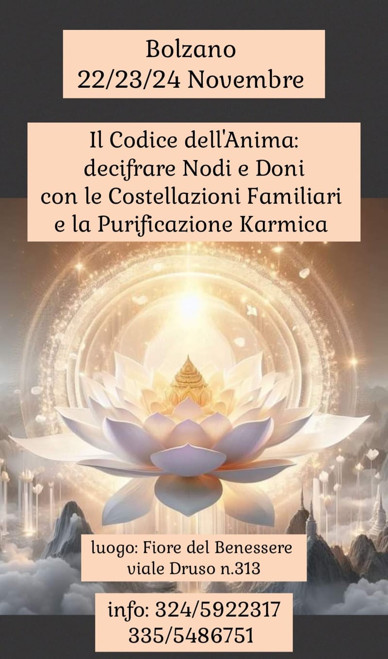 IL CODICE DELL'ANIMA: decifrare Nodi e Doni con le Costellazioni Familiari e la Purificazione Karmica