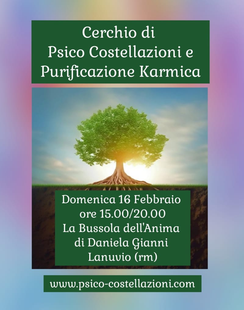 GRUPPO DI PSICO COSTELLAZIONI FAMILIARI