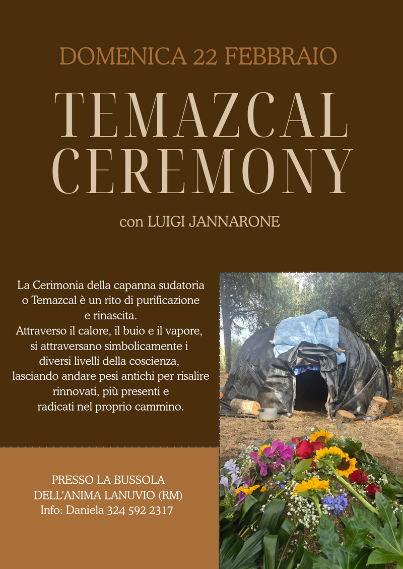 Cerimonia Temazcal
