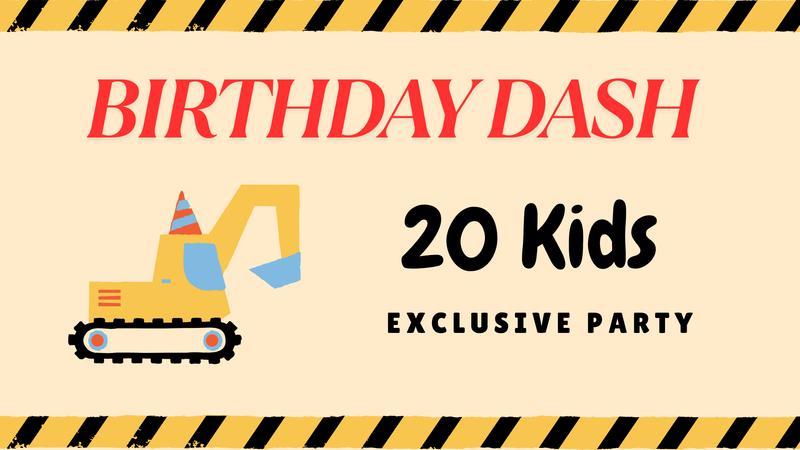 Dig Dig Land Birthday Bash Suitable for 20 kids and Above