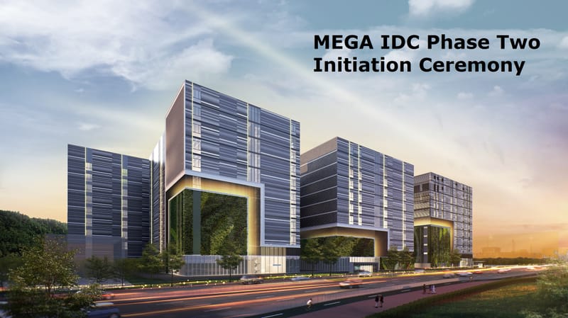 MEGA IDC Phase Two Initiation Ceremony MEGA IDC 數據中心第二期啟動典禮