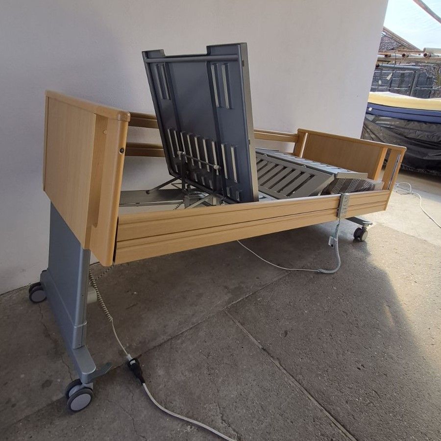225cm! Hosszított Elektromos betegágy - 4 funkciós - Kód: 14.