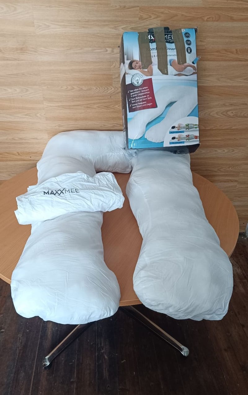 ÚJ MaxxMee Comfort U alakú pozícionáló párna - 150x100cm