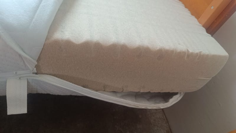 Ápolási szivacs matrac pamut huzatban betegágyhoz - 100x200cm